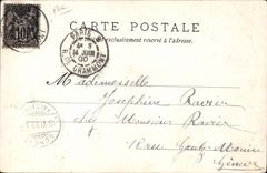 VINTAGE POSTCARD Politique Satirist the Nail dreams of the exposure of 1900 Nicolas II of Russia Russia