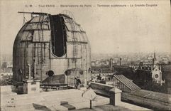 CPA Astronomie Paris Observatoire Terrasse superieure La grande coupole