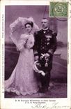VINTAGE POSTCARD Wilhelmina Prins Hendrik