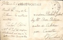 CPA Boxe Camp de la Valbonne Vue generale des tentes Militaria