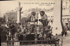 CPA Boxe Carnaval de Nice Les jeux de mains 