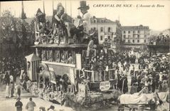 CPA Boxe Carnaval de Nice L'assaut de boxe 