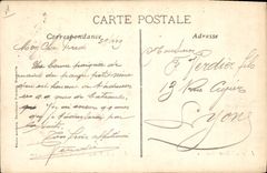 VINTAGE POSTCARD Boat Steamer Admiral Nielly Chargers Brought together by heavy weather