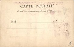 VINTAGE POSTCARD Boat Steamer Le Havre Left the steamer Aquitaine of CGT