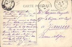 VINTAGE POSTCARD Boat Steamer Maritime Transport Armand Behic by heavy sea