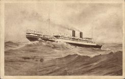 CPA Bateau Paquebot des Messageries Maritimes Andre Lebon 