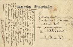 VINTAGE POSTCARD Bateau Steamer posts French Co NR Package Mail of Morocco Abda