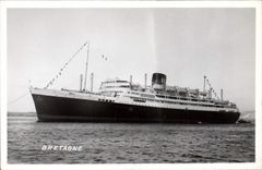 CPA Bateau Paquebot Bretagne