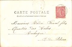 VINTAGE POSTCARD Fantasy Child wife the wolf garou