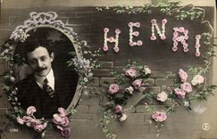 CPA Fantaisie Prenom Henri