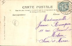 CPA Fantaisie Prenom Jeanne 