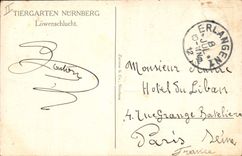 CPA Lions Tiergarten Nurnberg Lion