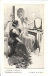 CPA Illustrateur Femme Propos d'Etoile 