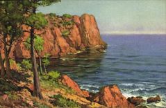 CPA Illustrateur Calanque a Trayas
