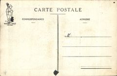 VINTAGE POSTCARD Militaria Fantasy 10 commands of the soldier Prison