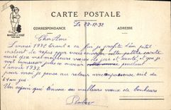 CPA Fantaisie Militaria Tete de Turc Le lit en portefeuille