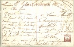 VINTAGE POSTCARD Militaria Fantasy hearths of soldier YMCA Free American Union