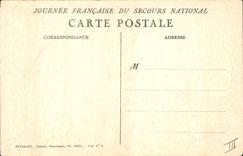 CPA Fantaisie Militaria Marianne 