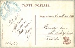 CPA Fantaisie Militaria Les foyers du soldat YMCA Union Franco americaine