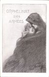 CPA Fantaisie Militaria Orphelinat des armees 