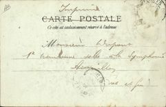 CPA Folklore Hautes Pyrenees Costumes du pays Ane Mule 