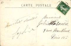 CPA Folklore Pyrenees Deux jeunes types 