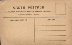 VINTAGE POSTCARD university Hoes Horse Mr. Chaumie