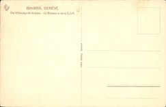 VINTAGE POSTCARD Company of the Nations Bavaria Geneva