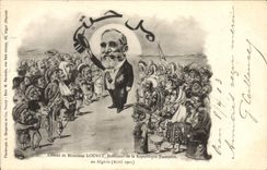 CPA Arrivee de Monsieur Loubet President de la Republique Francaise en Algerie Avril 1903