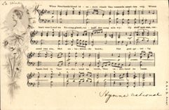 CPA Hymne National Reine des Pays Pas 