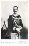 CPA SM Victor Emmanuel III Roi d'Italie