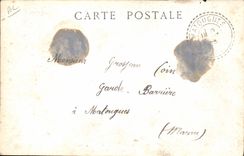 CPA Alphonse XIII a Chalons SM le roi et M le President de la Republique se rendent au Pylone officiel 