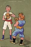 CPA Boxe Illustrateur Beauvais