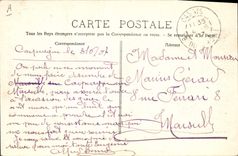 VINTAGE POSTCARD Boxing Carpiagne Exercise of boxing