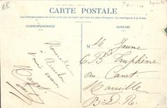 VINTAGE POSTCARD Arcachon Moulleau the shooting with the pigeons