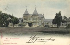 VINTAGE POSTCARD Liege the communal shooting