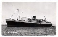 VINTAGE POSTCARD Brittany Boat