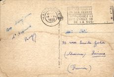 VINTAGE POSTCARD Boat Antwerp S Belgenland Red Line Star