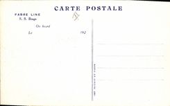 CPA Bateau Fabre line SS Braga 