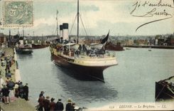 CPA Bateau Dieppe le Brighton 