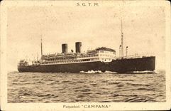 CPA Bateau SGTM Paquebot Campana 