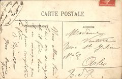 VINTAGE POSTCARD Fantasy Women With the sea bathings the Beach