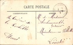 VINTAGE POSTCARD Fantasy Woman With the sea bathings