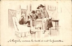 VINTAGE POSTCARD Fantasy Illustrator Raspail