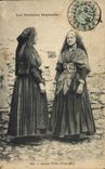 CPA Pyrenees Jeunes filles Ossaloises Folklore