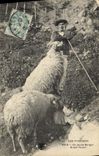 CPA Pyrenees Un jeune Berger et son favori Agneau 