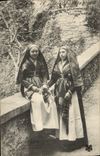 CPA Pyrenees Costumes Ossalois Folklore