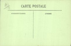 POSTAL de la VENDIMIA los Pyrenees un habitante del coche de los bueyes de Béarn