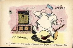 VINTAGE POSTCARD Militaria drudgeries