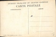 CPA Militaria Secours National 